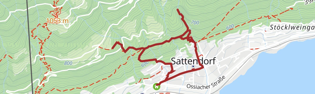 Route map: Finsterbach Wasserfälle - Rundweg